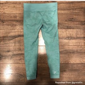Gymshark Green Camo Leggings
